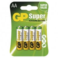 Baterii alkaline GP 1,5 V AA 4 set